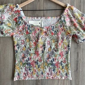 NEW! Anthropologie Smocked Top